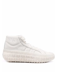 weiße hohe Sneakers aus Leder von Y-3
