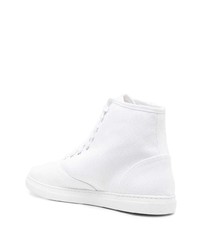 weiße hohe Sneakers aus Segeltuch von IRO