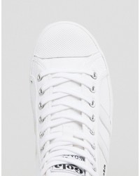 weiße hohe Sneakers aus Segeltuch von Gola