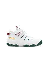 weiße hohe Sneakers aus Segeltuch von Fila