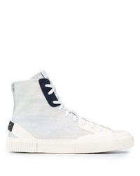 weiße hohe Sneakers aus Segeltuch von Givenchy