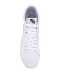weiße hohe Sneakers aus Segeltuch von Omc
