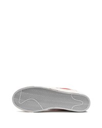weiße hohe Sneakers aus Wildleder von Nike
