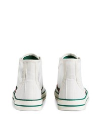 weiße hohe Sneakers von Gucci