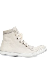 weiße hohe Sneakers von A Diciannoveventitre