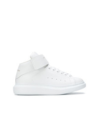 weiße hohe Sneakers von Alexander McQueen