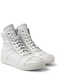 weiße hohe Sneakers von Balmain