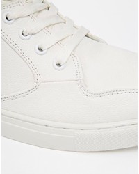 weiße hohe Sneakers von Asos