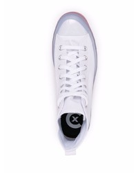 weiße hohe Sneakers von Converse