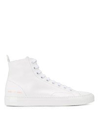 weiße hohe Sneakers von Common Projects