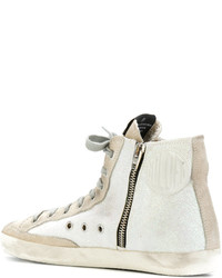 weiße hohe Sneakers von Golden Goose