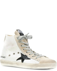 weiße hohe Sneakers von Golden Goose