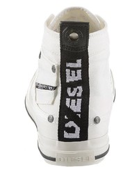 weiße hohe Sneakers von Diesel