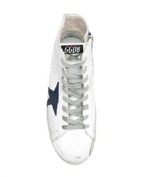 weiße hohe Sneakers von Golden Goose Deluxe Brand