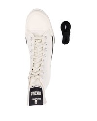 weiße hohe Sneakers von Converse