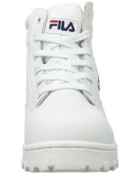 weiße hohe Sneakers von Fila