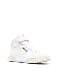 weiße hohe Sneakers von Maison Mihara Yasuhiro