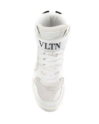 weiße hohe Sneakers von Valentino