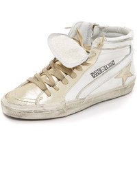 weiße hohe Sneakers von Golden Goose Deluxe Brand