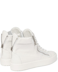 weiße hohe Sneakers von Giuseppe Zanotti