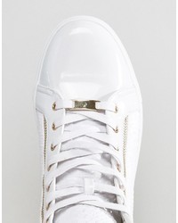 weiße hohe Sneakers von Asos