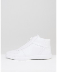 weiße hohe Sneakers von Asos