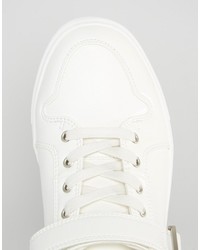 weiße hohe Sneakers von Asos