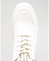 weiße hohe Sneakers von Asos