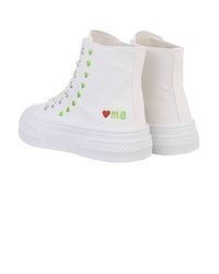 weiße hohe Sneakers von Ital-Design