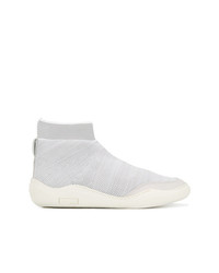 weiße hohe Sneakers von Lanvin