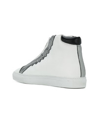 weiße hohe Sneakers von Just Cavalli