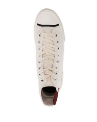 weiße hohe Sneakers von Paul Smith