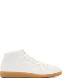 weiße hohe Sneakers von Maison Margiela
