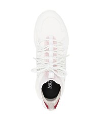 weiße hohe Sneakers von Moncler