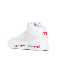 weiße hohe Sneakers von Plein Sport