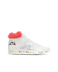 weiße hohe Sneakers von Premiata