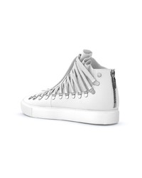 weiße hohe Sneakers von Swear