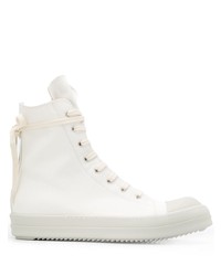 weiße hohe Sneakers von Rick Owens DRKSHDW