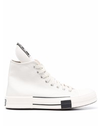 weiße hohe Sneakers von Rick Owens DRKSHDW