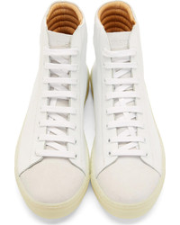 weiße hohe Sneakers von Damir Doma