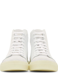 weiße hohe Sneakers von Damir Doma