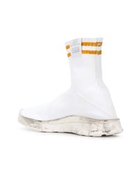 weiße hohe Sneakers von Maison Margiela