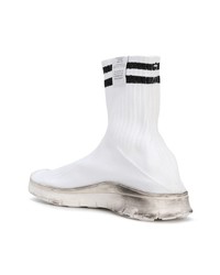 weiße hohe Sneakers von Maison Margiela