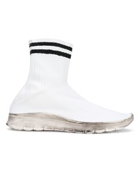 weiße hohe Sneakers von Maison Margiela