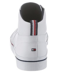 weiße hohe Sneakers von Tommy Hilfiger