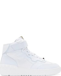 weiße hohe Sneakers von Valentino
