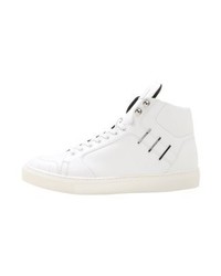 weiße hohe Sneakers von Versace