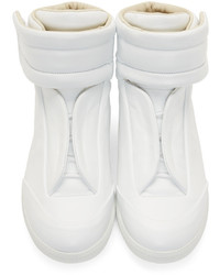 weiße hohe Sneakers von Maison Margiela