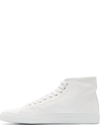 weiße hohe Sneakers von Common Projects