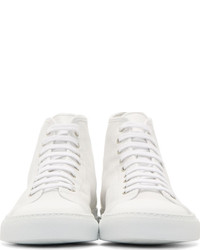 weiße hohe Sneakers von Common Projects